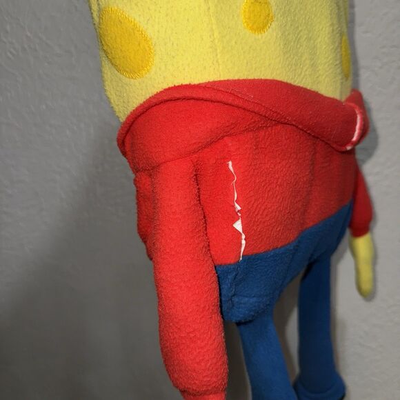 RARE 28" Gangster Spongebob Squarepants Plush Red Hat Official Nickelodeon 2012 - Picture 4 of 4